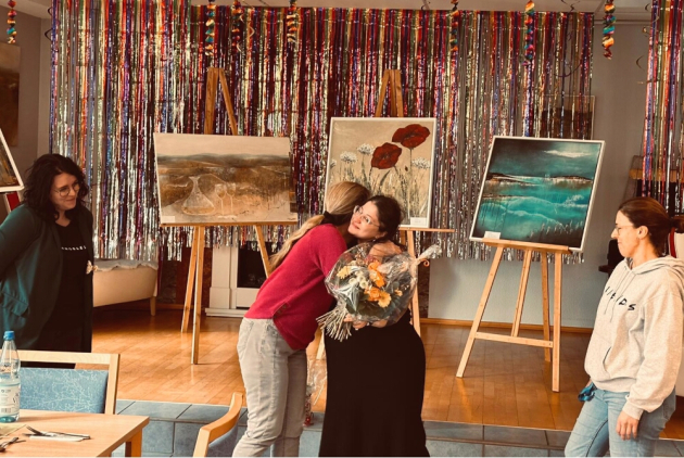 Dudenhofen: Verabschiedung von Sümeyye Aslan in den Mutterschutz.