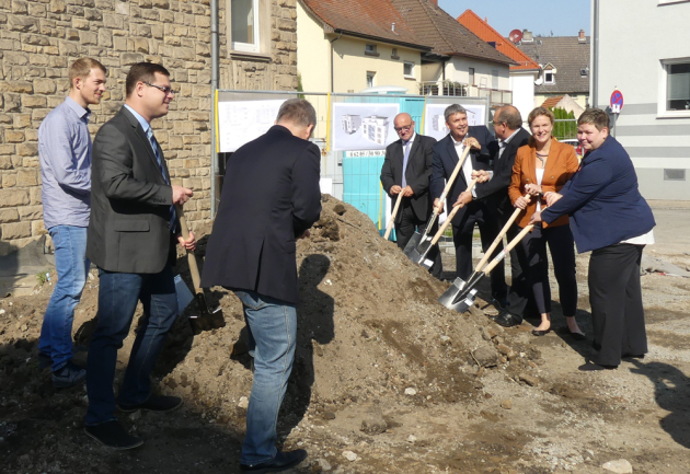 Spatenstich Heppenheim