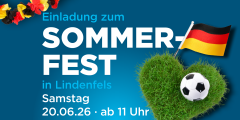 Lindenfels: Einladung zum Sommerfest 2026.