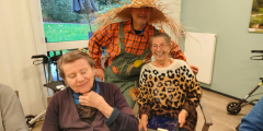 Bensheim: BewohnerInnen und Mitarbeiter beim Erntedankfest.