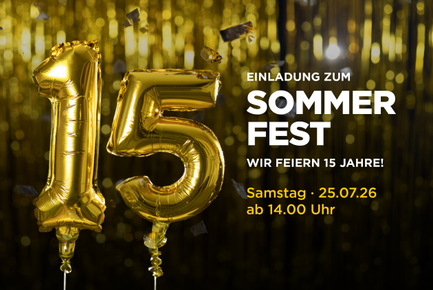 Weinheim: Einladung zum Jubiläum und Sommerfest 2026.