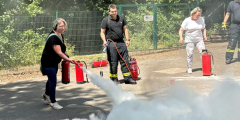 Bad Salzschlirf Brandlöschübung