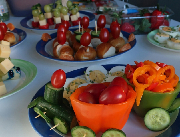 Buntes Abendessen in Dudenhofen