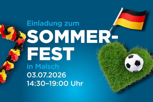 Malsch: Einladung zum Sommerfest 2026.