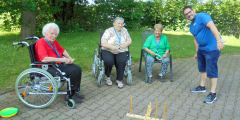 Lindenfels Gymnsatik und Spiele im Freien